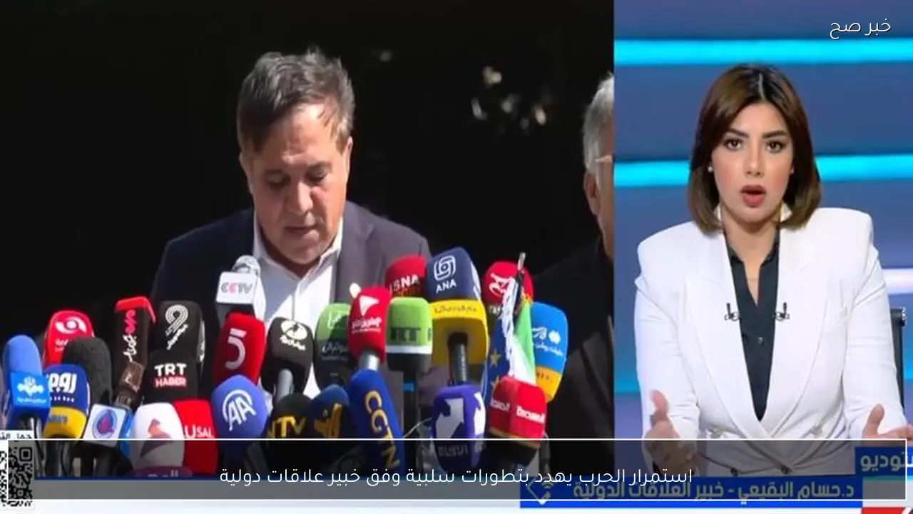 استمرار الحرب يهدد بتطورات سلبية وفق خبير علاقات دولية