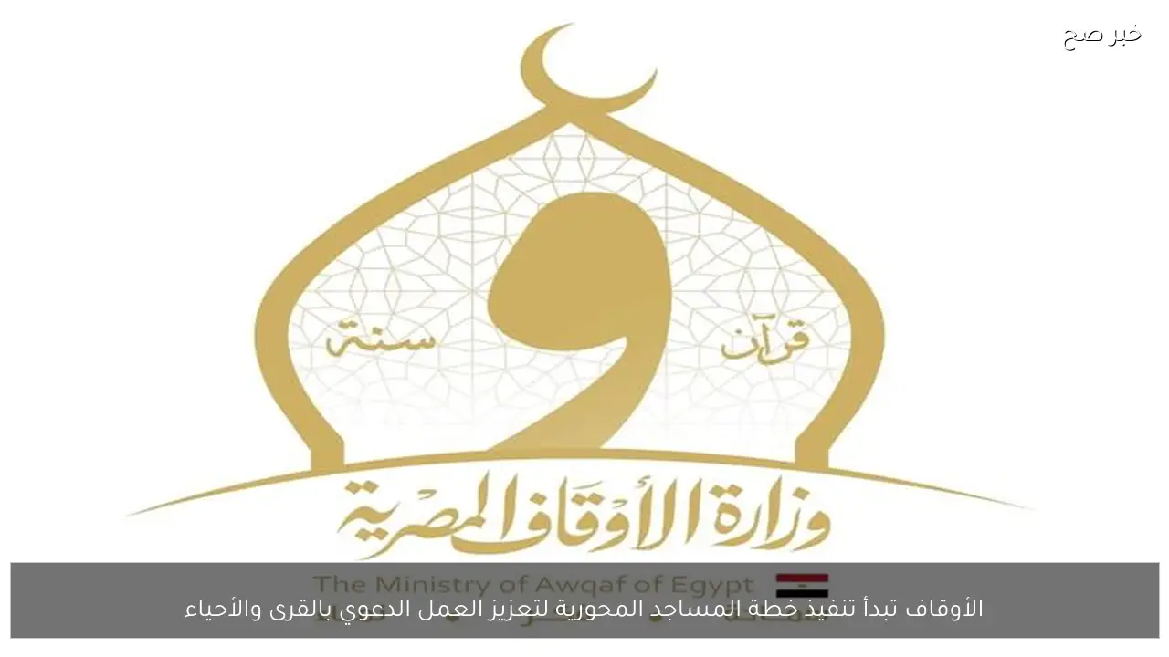 الأوقاف تبدأ تنفيذ خطة المساجد المحورية لتعزيز العمل الدعوي بالقرى والأحياء