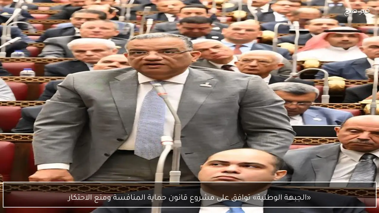 «الجبهة الوطنية» توافق على مشروع قانون حماية المنافسة ومنع الاحتكار