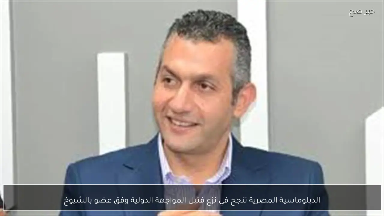 الدبلوماسية المصرية تنجح في نزع فتيل المواجهة الدولية وفق عضو بالشيوخ