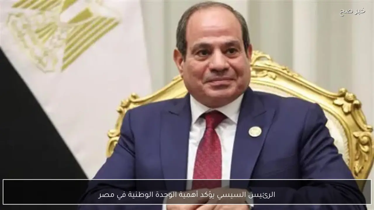 الرئيس السيسي يؤكد أهمية الوحدة الوطنية في مصر