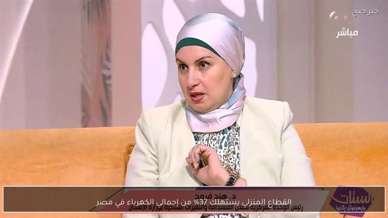 القطاع المنزلي يستهلك 37% من إجمالي الكهرباء في مصر