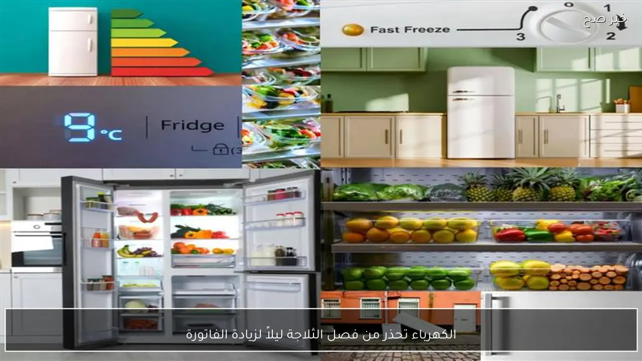 الكهرباء تحذر من فصل الثلاجة ليلاً لزيادة الفاتورة