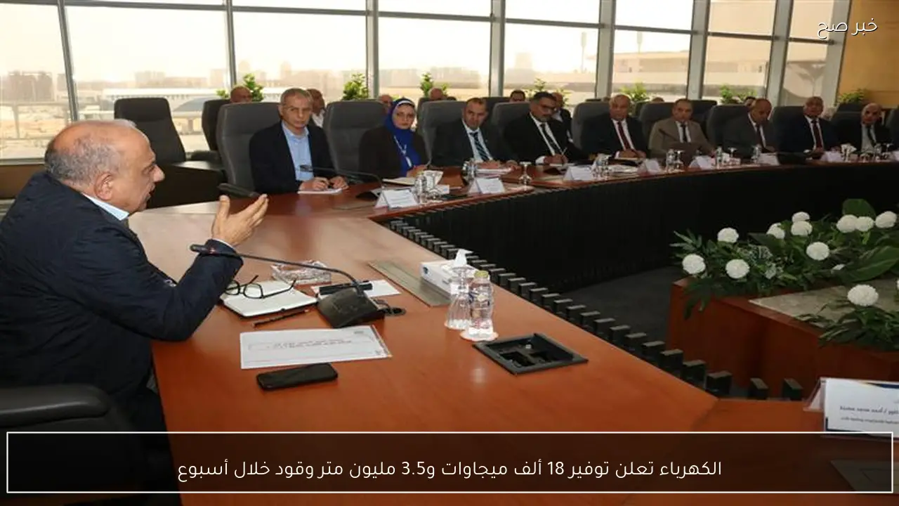 الكهرباء تعلن توفير 18 ألف ميجاوات و3.5 مليون متر وقود خلال أسبوع