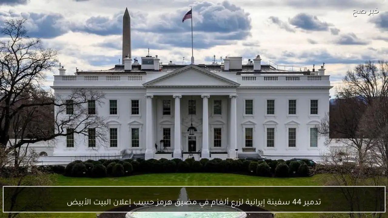 تدمير 44 سفينة إيرانية لزرع ألغام في مضيق هرمز حسب إعلان البيت الأبيض