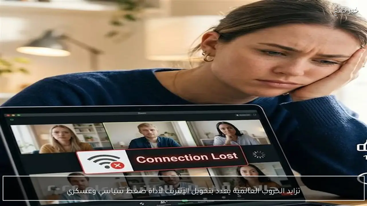 تزايد الحروب العالمية يهدد بتحويل الإنترنت لأداة ضغط سياسي وعسكري