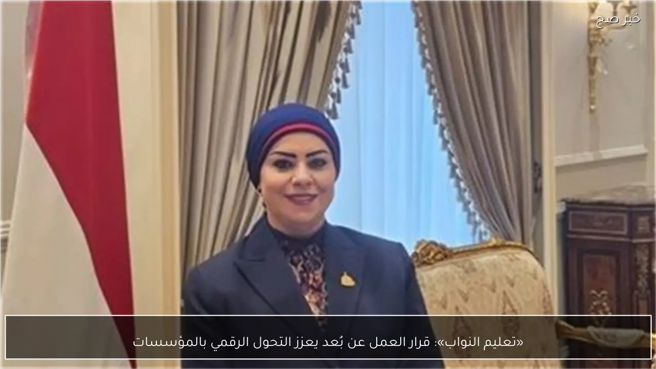 «تعليم النواب»: قرار العمل عن بُعد يعزز التحول الرقمي بالمؤسسات