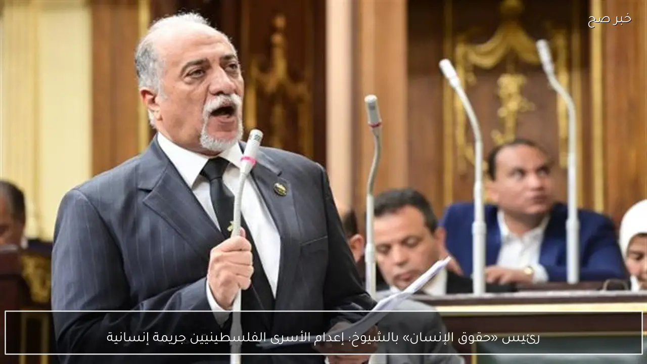 رئيس «حقوق الإنسان» بالشيوخ: إعدام الأسرى الفلسطينيين جريمة إنسانية