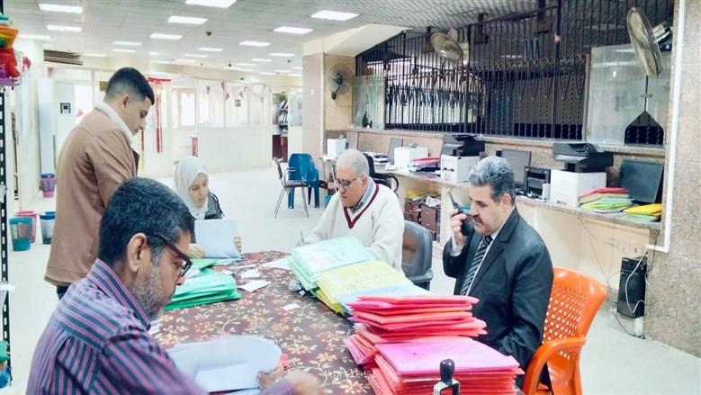 رئيس الحى يتابع ملف التصالح