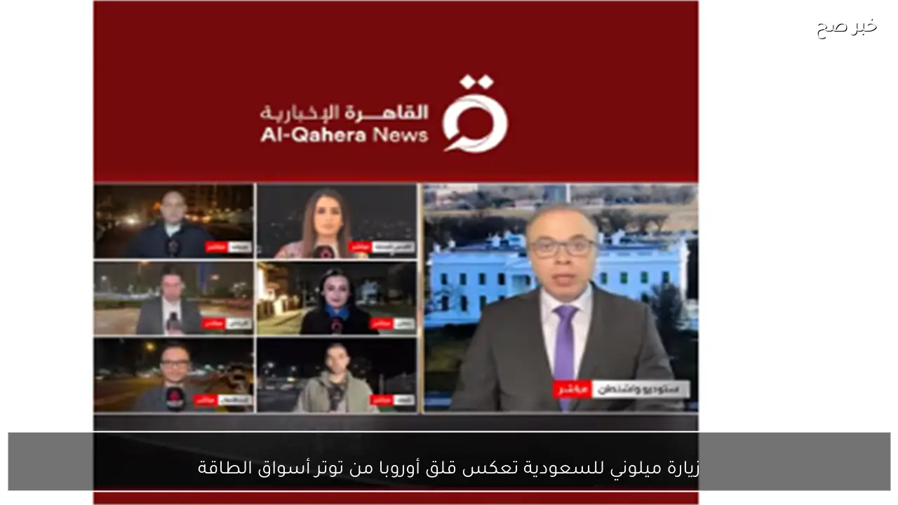 زيارة ميلوني للسعودية تعكس قلق أوروبا من توتر أسواق الطاقة