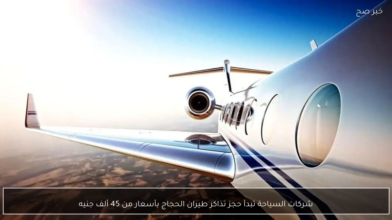 شركات السياحة تبدأ حجز تذاكر طيران الحجاج بأسعار من 45 ألف جنيه