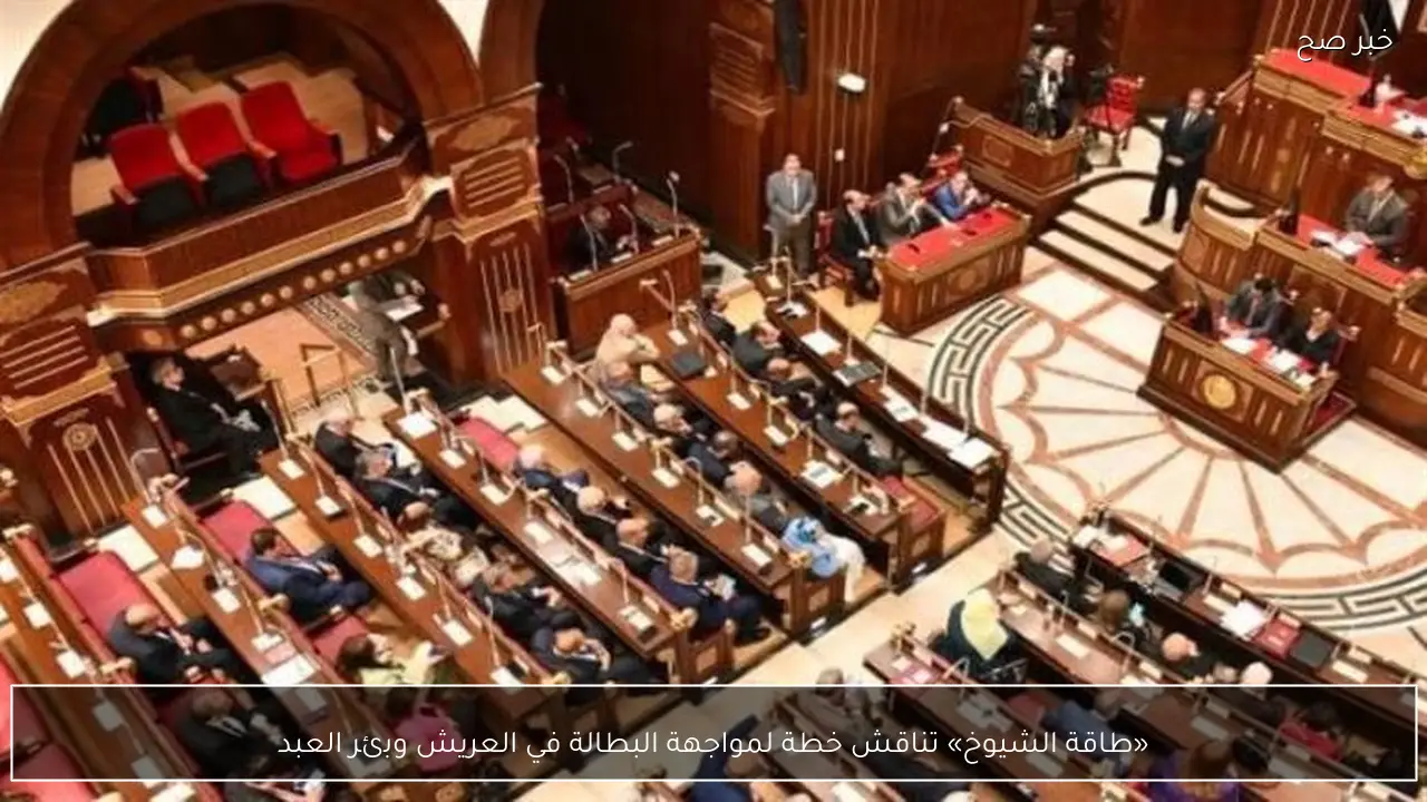 «طاقة الشيوخ» تناقش خطة لمواجهة البطالة في العريش وبئر العبد