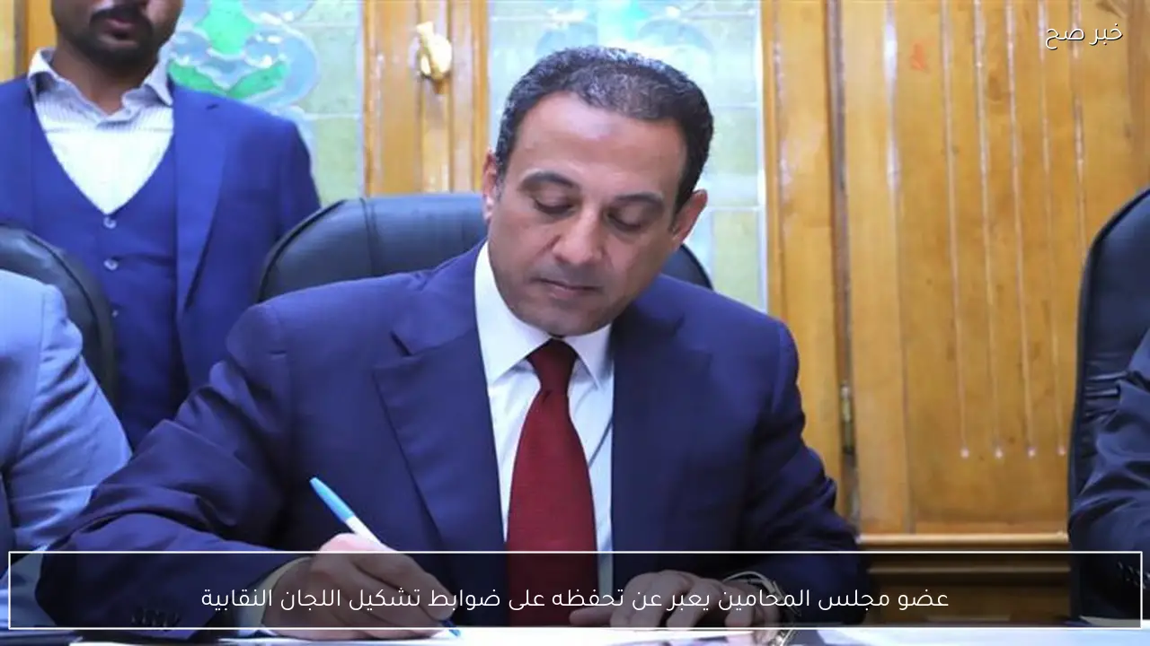 عضو مجلس المحامين يعبر عن تحفظه على ضوابط تشكيل اللجان النقابية