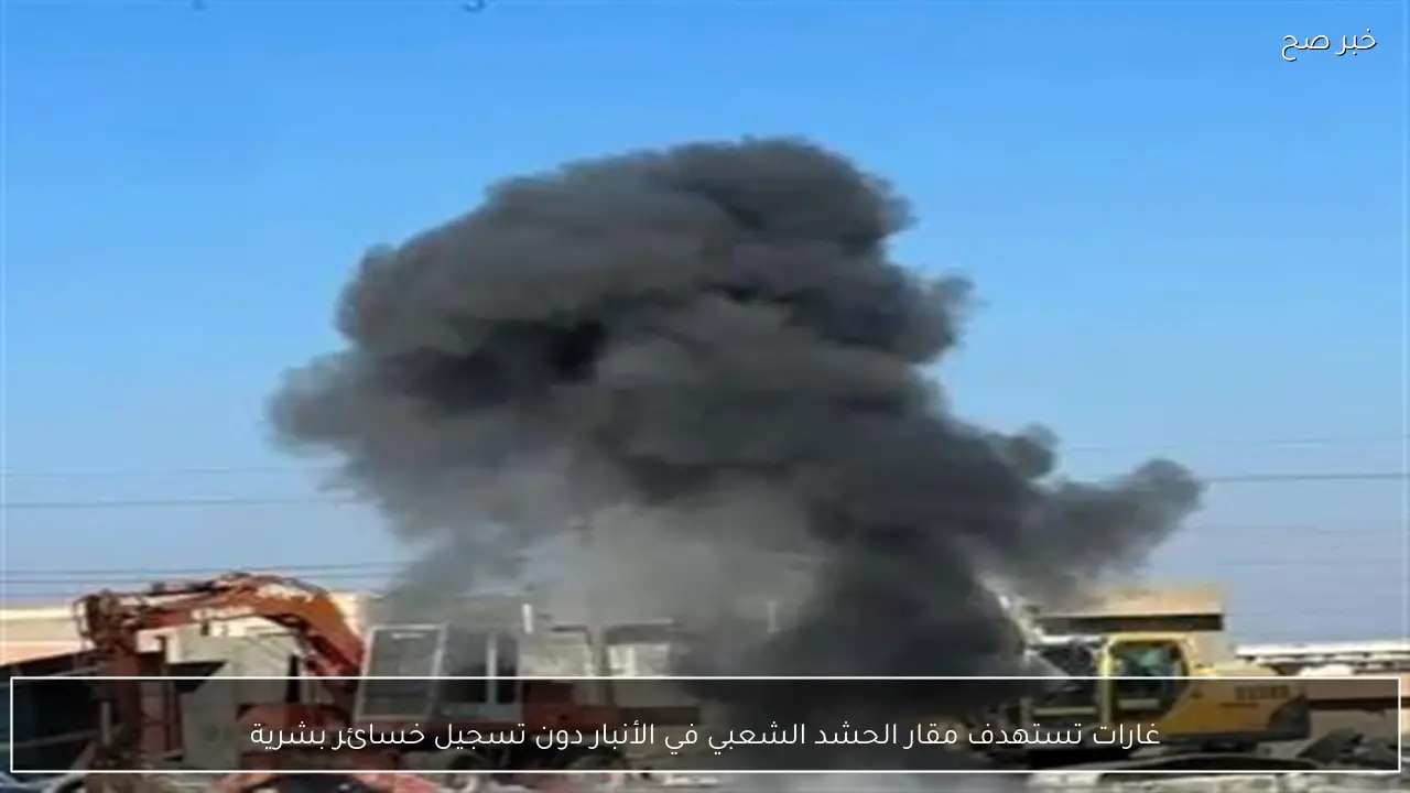 غارات تستهدف مقار الحشد الشعبي في الأنبار دون تسجيل خسائر بشرية