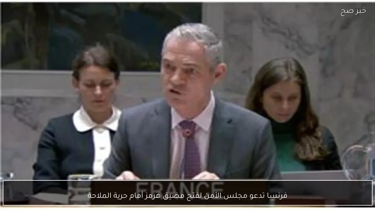 فرنسا تدعو مجلس الأمن لفتح مضيق هرمز أمام حرية الملاحة