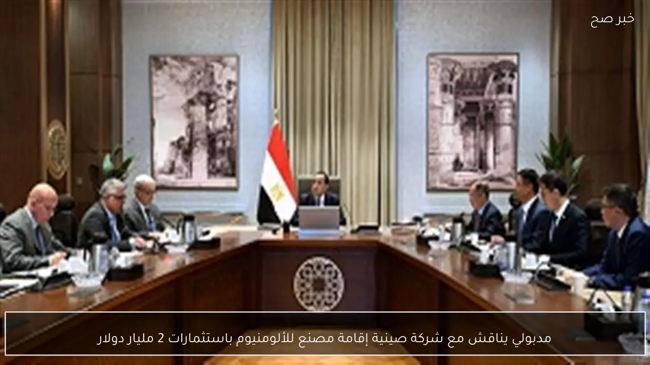 مدبولي يناقش مع شركة صينية إقامة مصنع للألومنيوم باستثمارات 2 مليار دولار