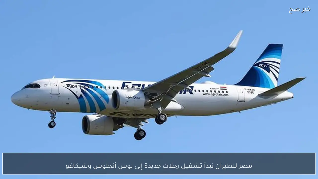 مصر للطيران تبدأ تشغيل رحلات جديدة إلى لوس أنجلوس وشيكاغو