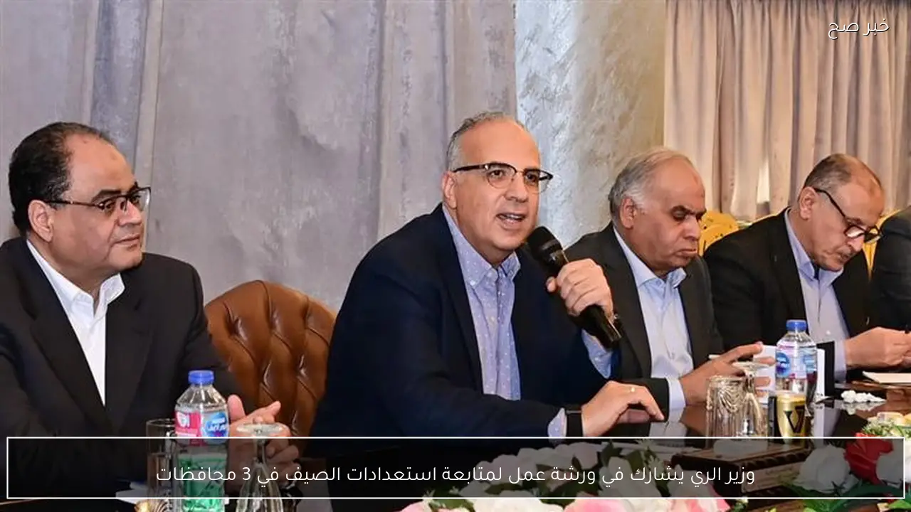 وزير الري يشارك في ورشة عمل لمتابعة استعدادات الصيف في 3 محافظات