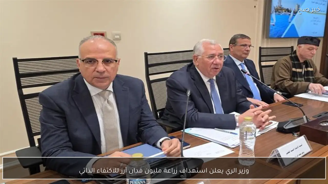 وزير الري يعلن استهداف زراعة مليون فدان أرز للاكتفاء الذاتي
